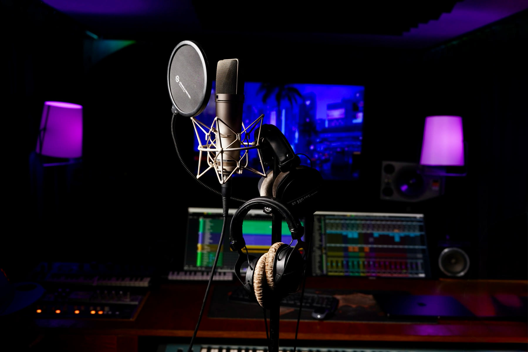 Mikrofon im HITFABRIK Studio