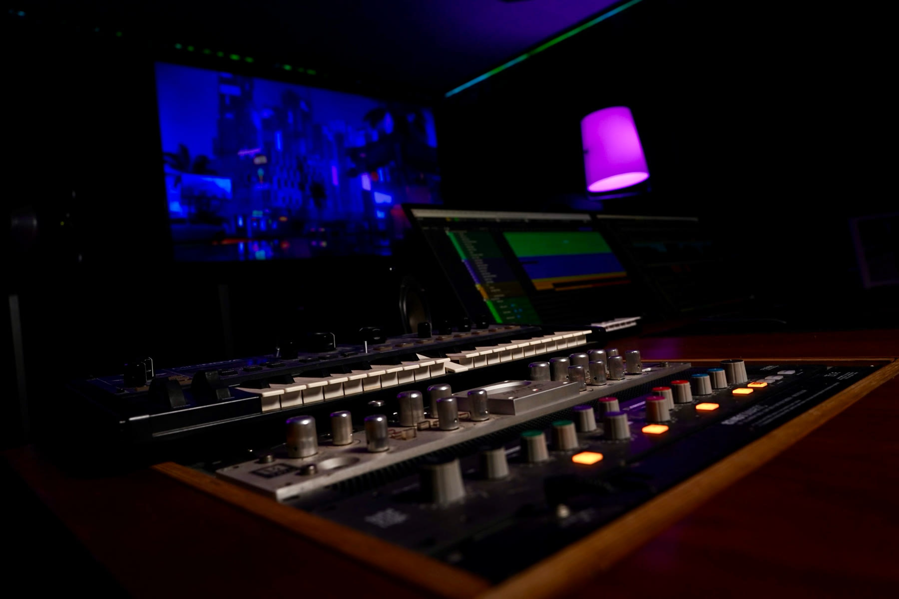 Mischpult im HITFABRIK Studio